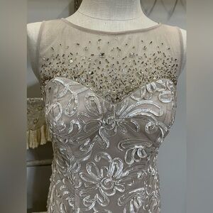 IGNITE EVENINGS by Carollin Gown Size 6 Fully Lined with Embellishments at top